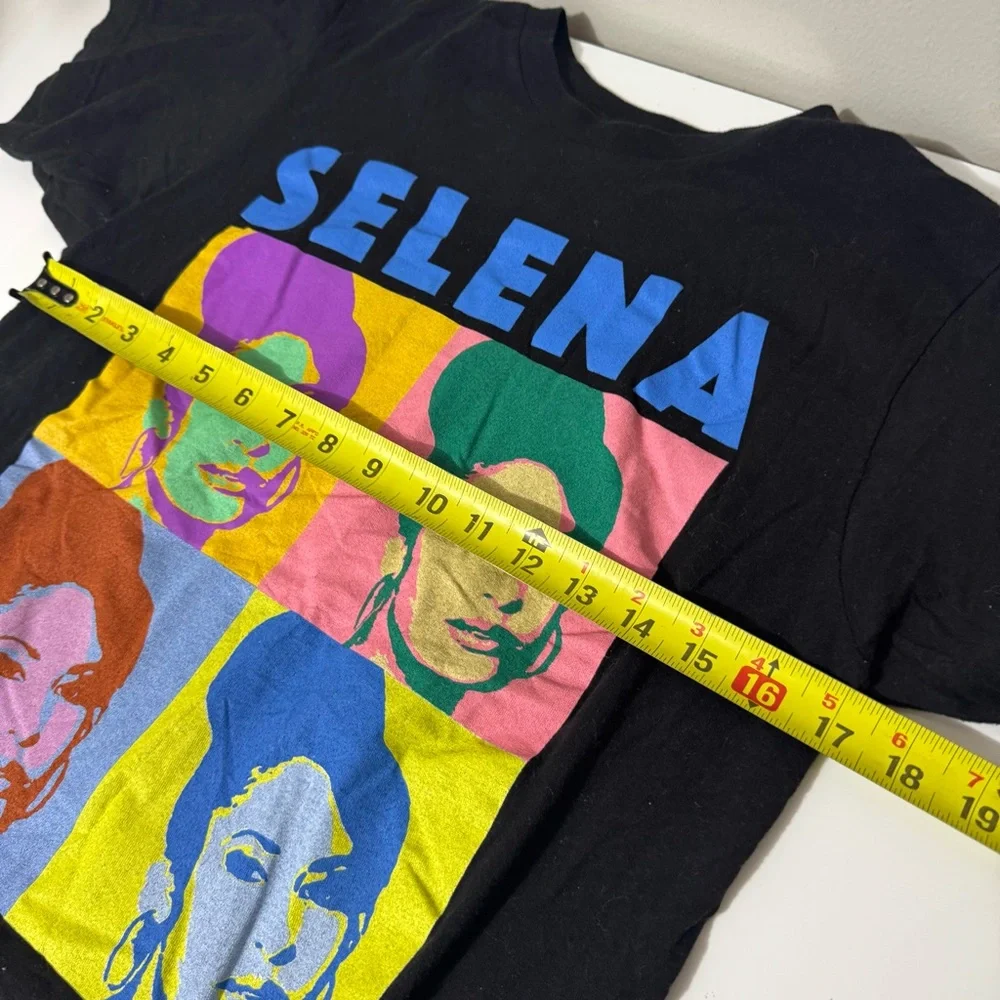 Selena Graphic Black T-Shirt - Picture 3 of 5